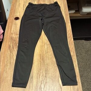 Cabana by Crown & Ivy Women Black Athletic Leggings